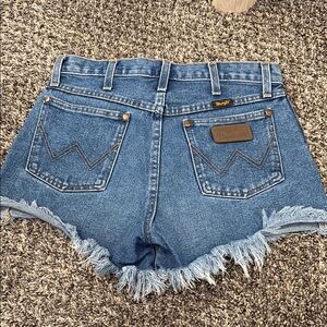 Wrangler Women's Blue Denim Shorts